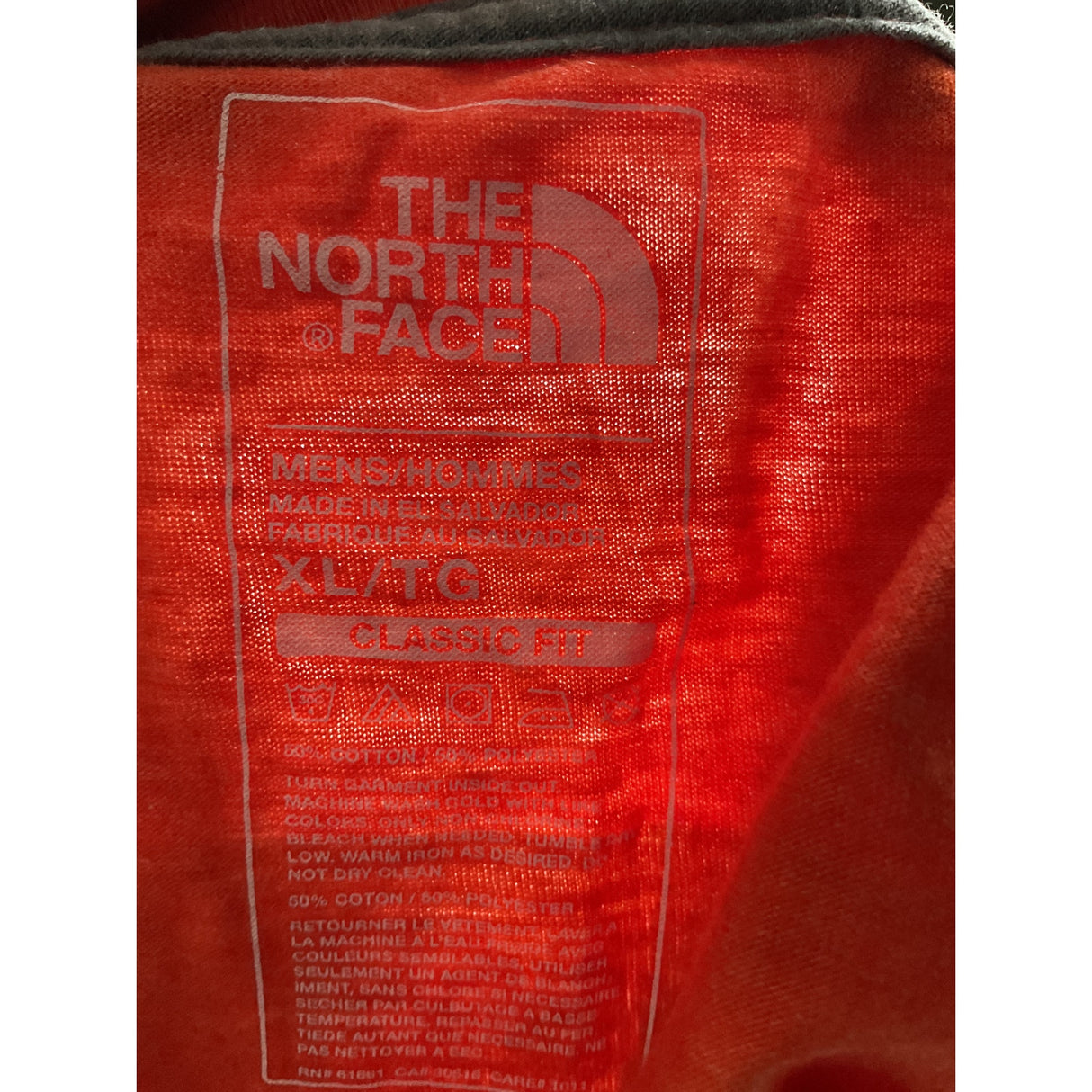 The North Face Men's Orange T-Shirt XL