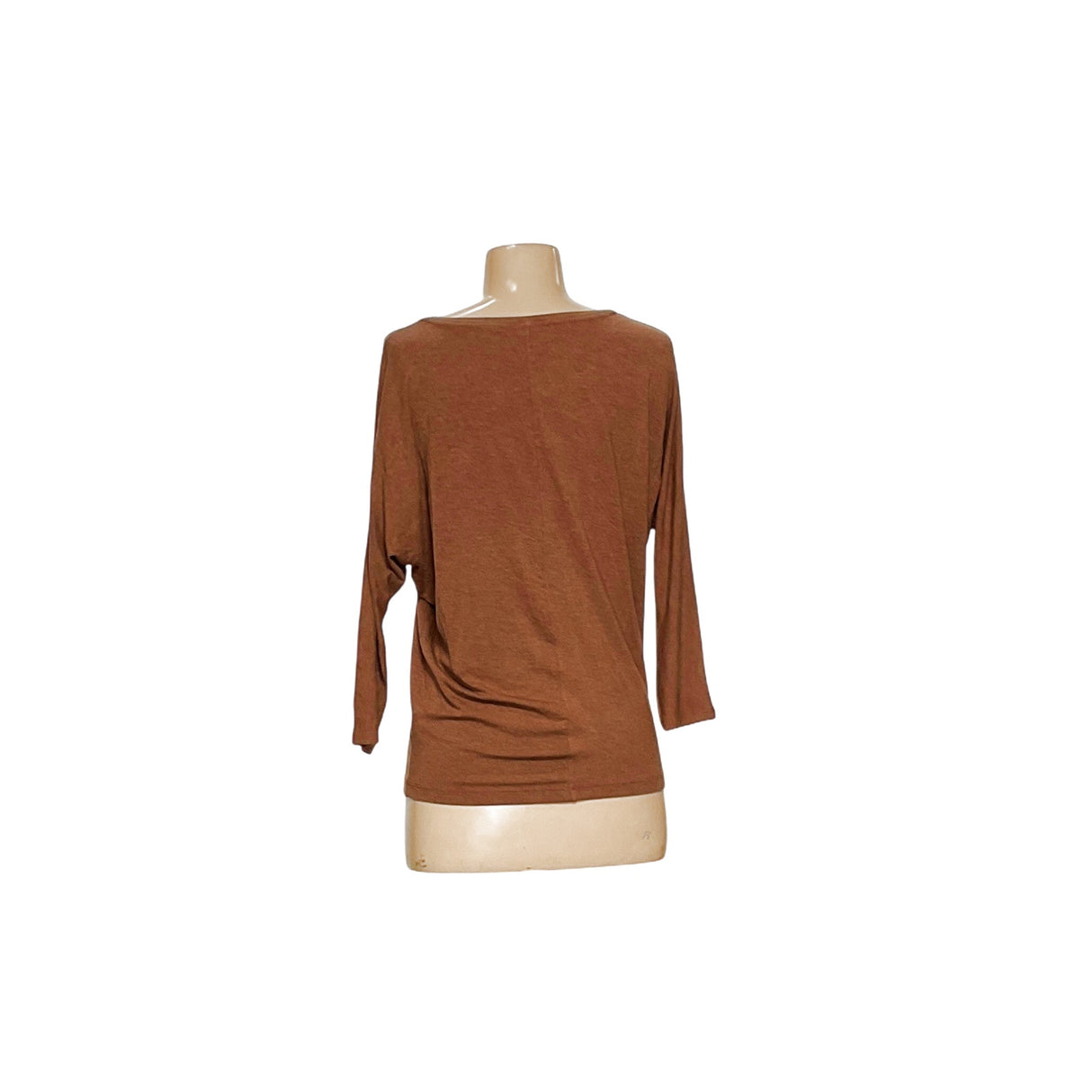 Tahari Brown Modal Blouse - Size XS