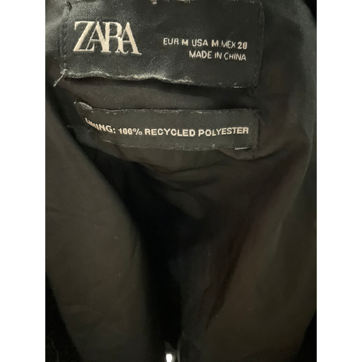 Zara Black Jacket, Size M