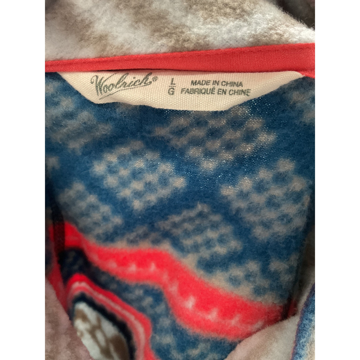 Woolrich Women's Blue Fleece Sweater