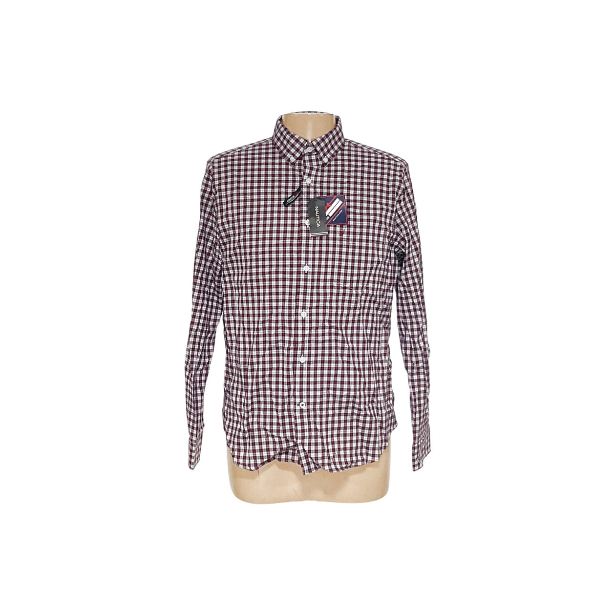 Nautica Multicolor Plaid Dress Shirt