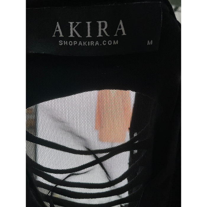 Akira Black Cotton Blouse - Women's M