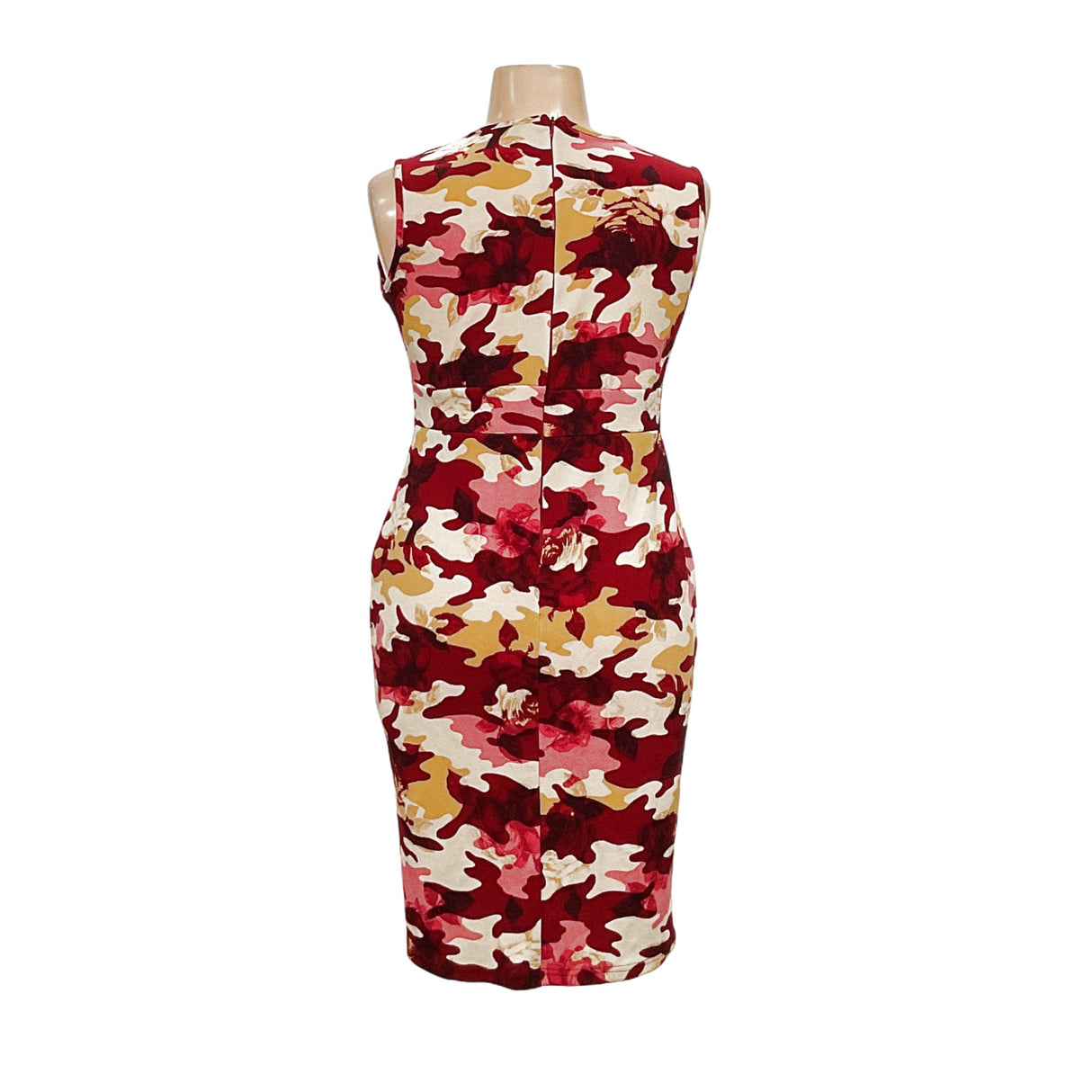 Ashley Stewart Red Midi Sheath Dress, Size 14/16