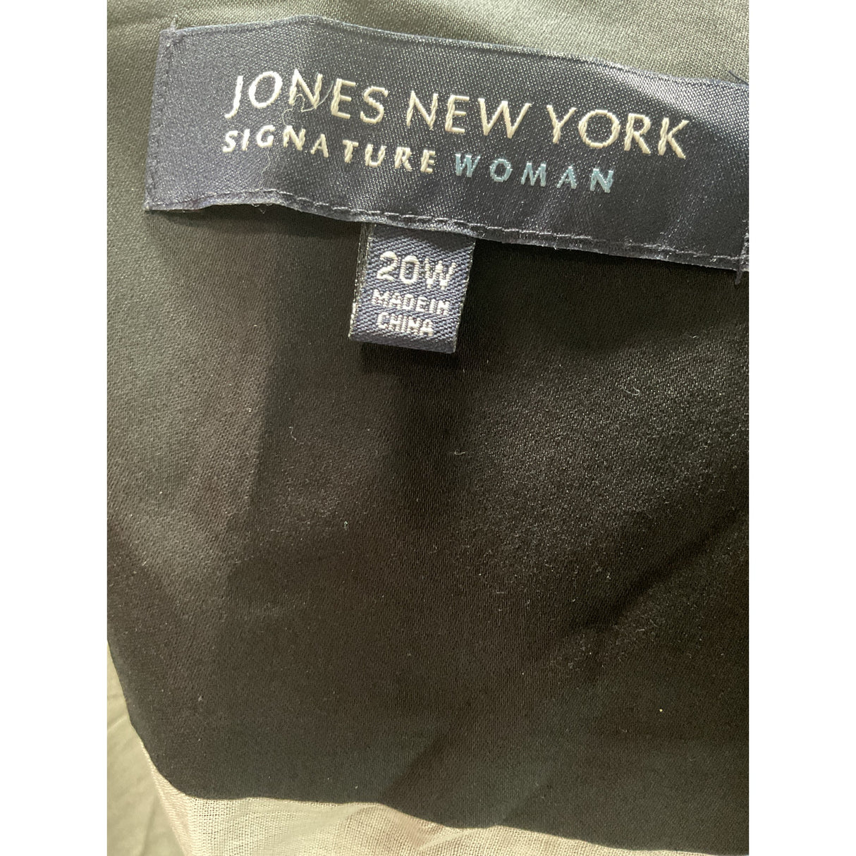 Jones New York Plus Size Black A-Line Skirt