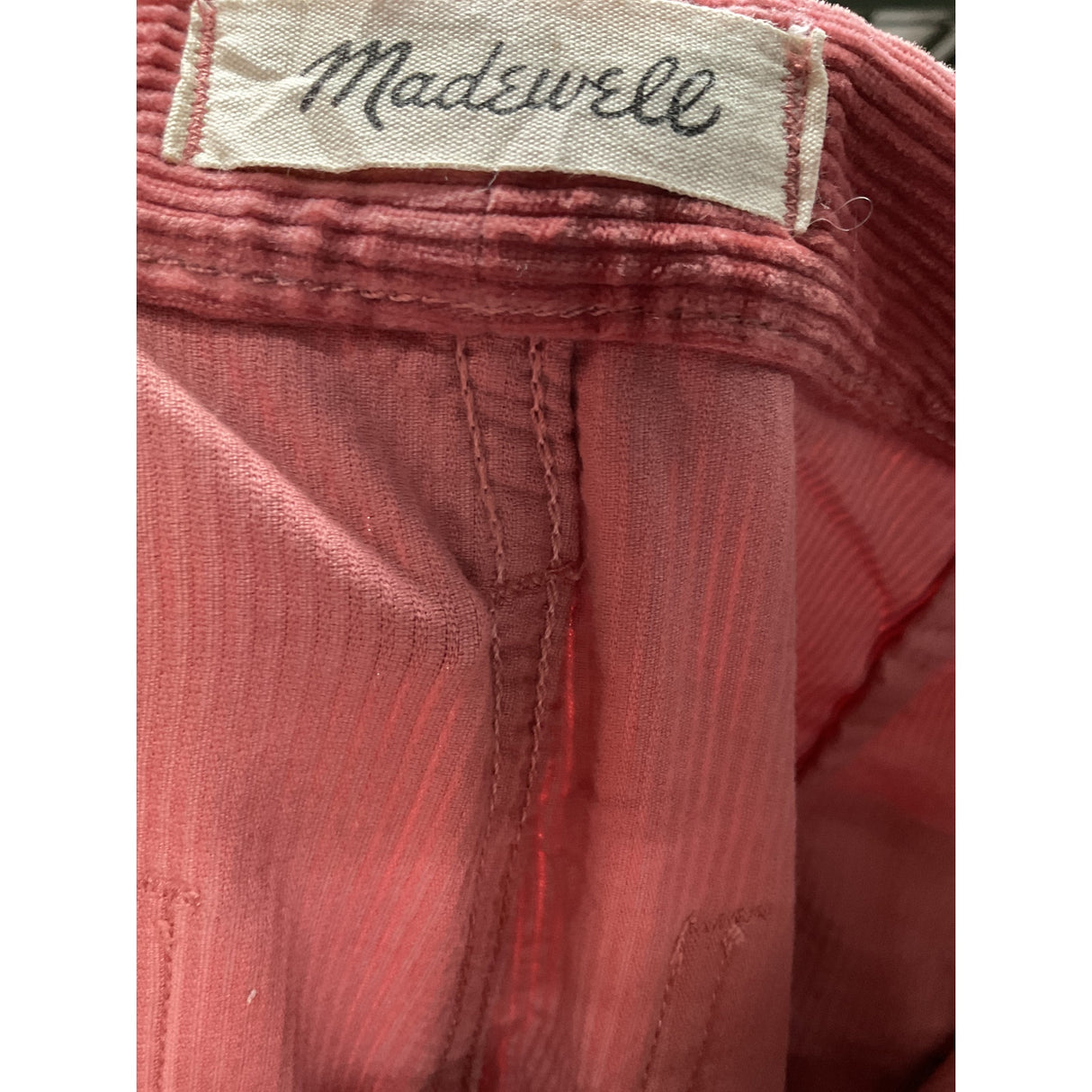 MADEWELL Orange Cotton Ankle Pants