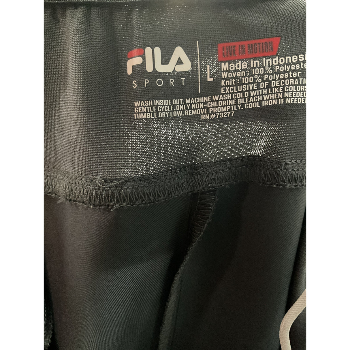 Fila Men's Gray Activewear Sweatpants L