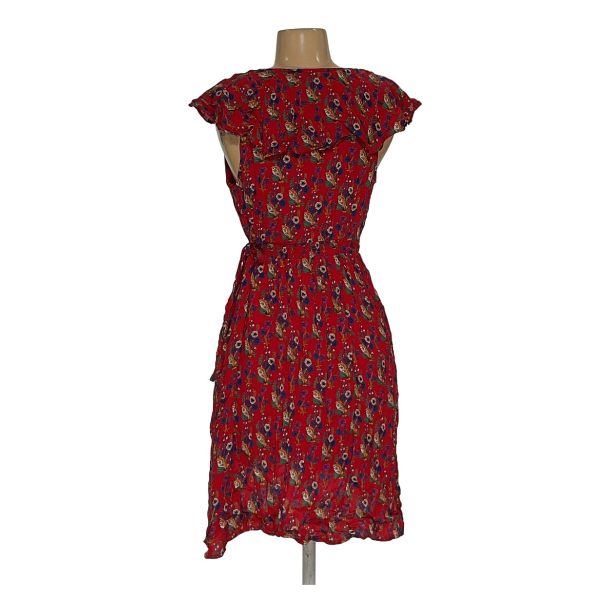 Maeve Red Wrap Dress Size 8