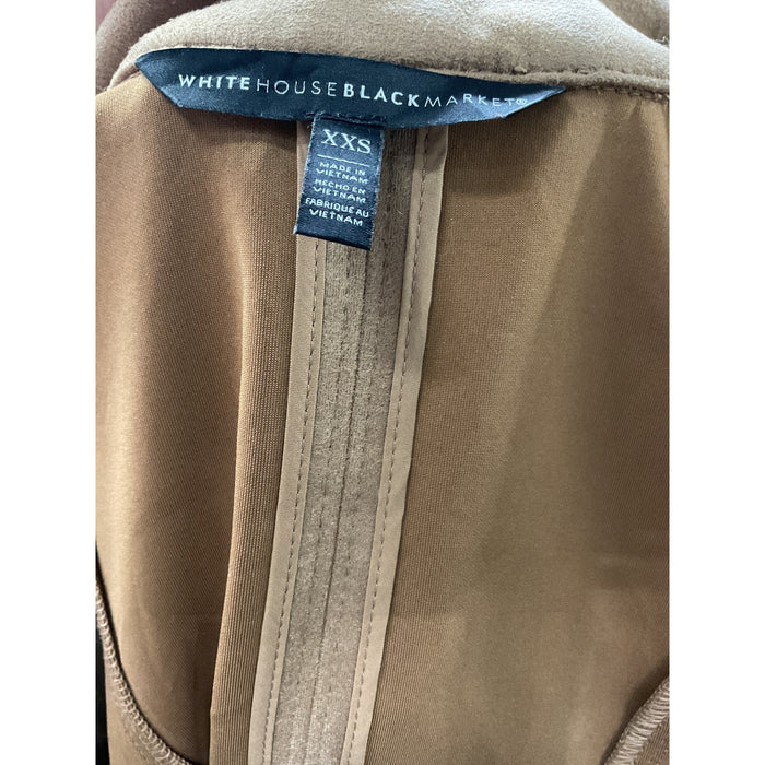 WHBM Brown Motorcycle Jacket XXS