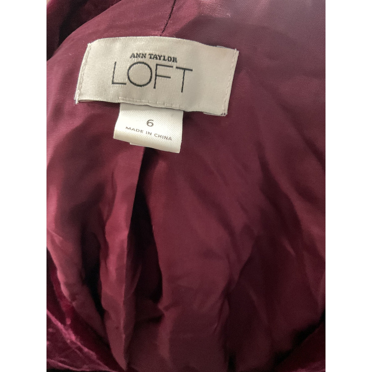 LOFT Red Blazer