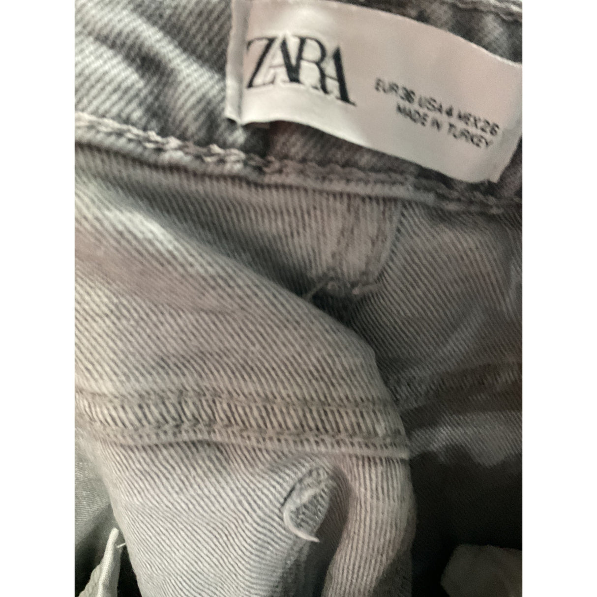 ZARA Gray Ankle Jeans - Size 4