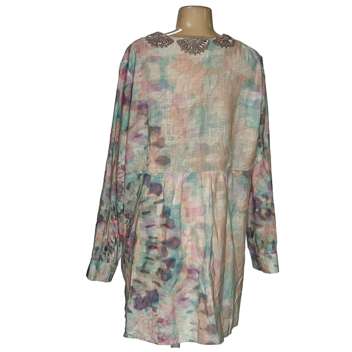 Soft Surroundings Multicolor Shift Dress in XL