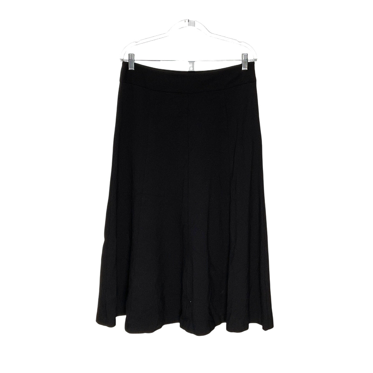 Coldwater Creek Black A-Line Midi Skirt