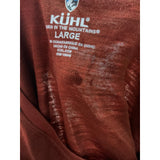 KUHL Brown Activewear Sweatshirt - Men's L