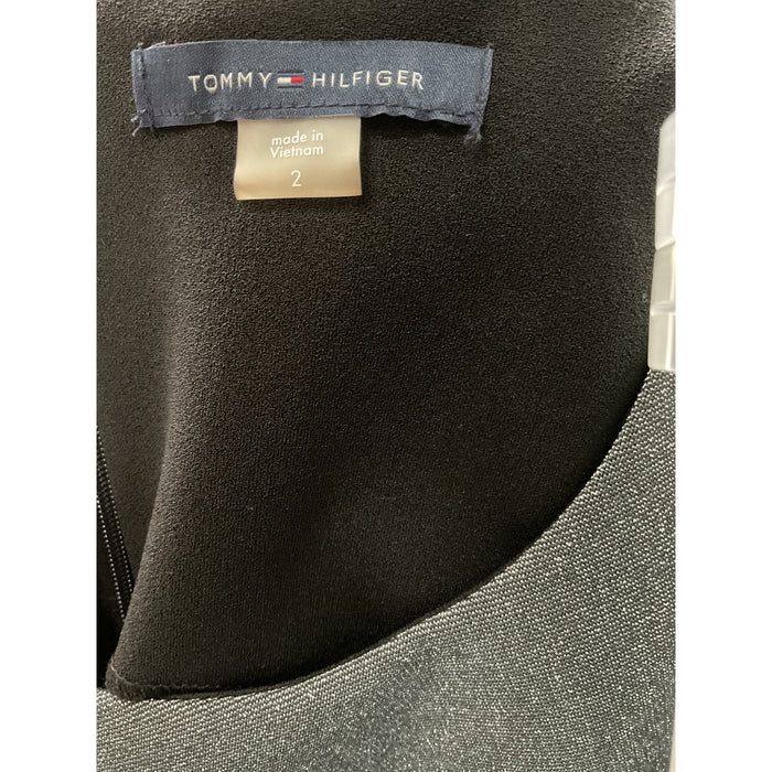 Tommy Hilfiger Midi Dress - Gray, Size 2