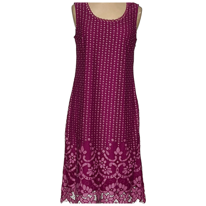 Isaac Mizrahi Purple Sheath Dress, Size XSP