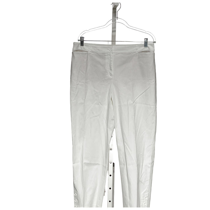 Talbots White Ankle Pants Size 10