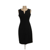 Calvin Klein Black Sheath Midi Dress