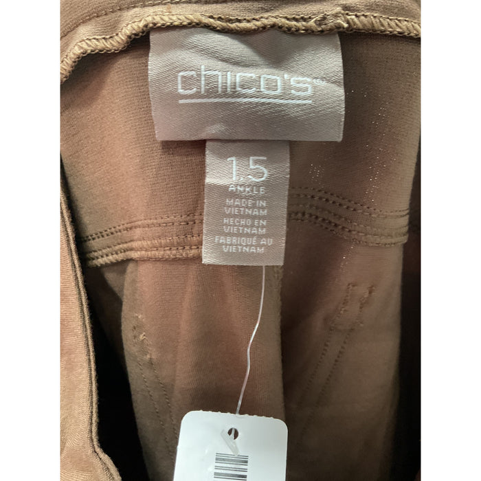 Chico's Brown Ankle Pants - Size 1.5