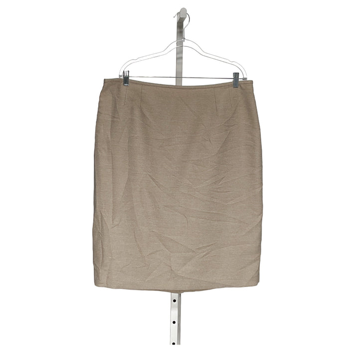 EVAN PICONE Beige A-Line Skirt Size 18