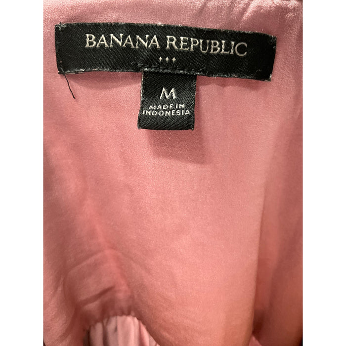 Banana Republic Pink Polyester Blouse - Women's M