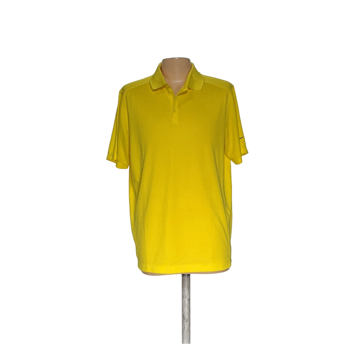 Nike Men's Yellow Polo in Size XL