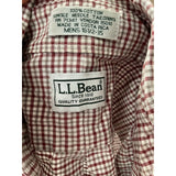 L.L.Bean Red Tattersall Shirt