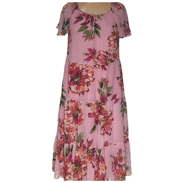 Trina Turk Pink Shift Dress - Size M