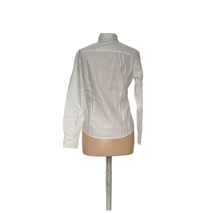 Brooks Brothers Women's White Button-Up Shirt