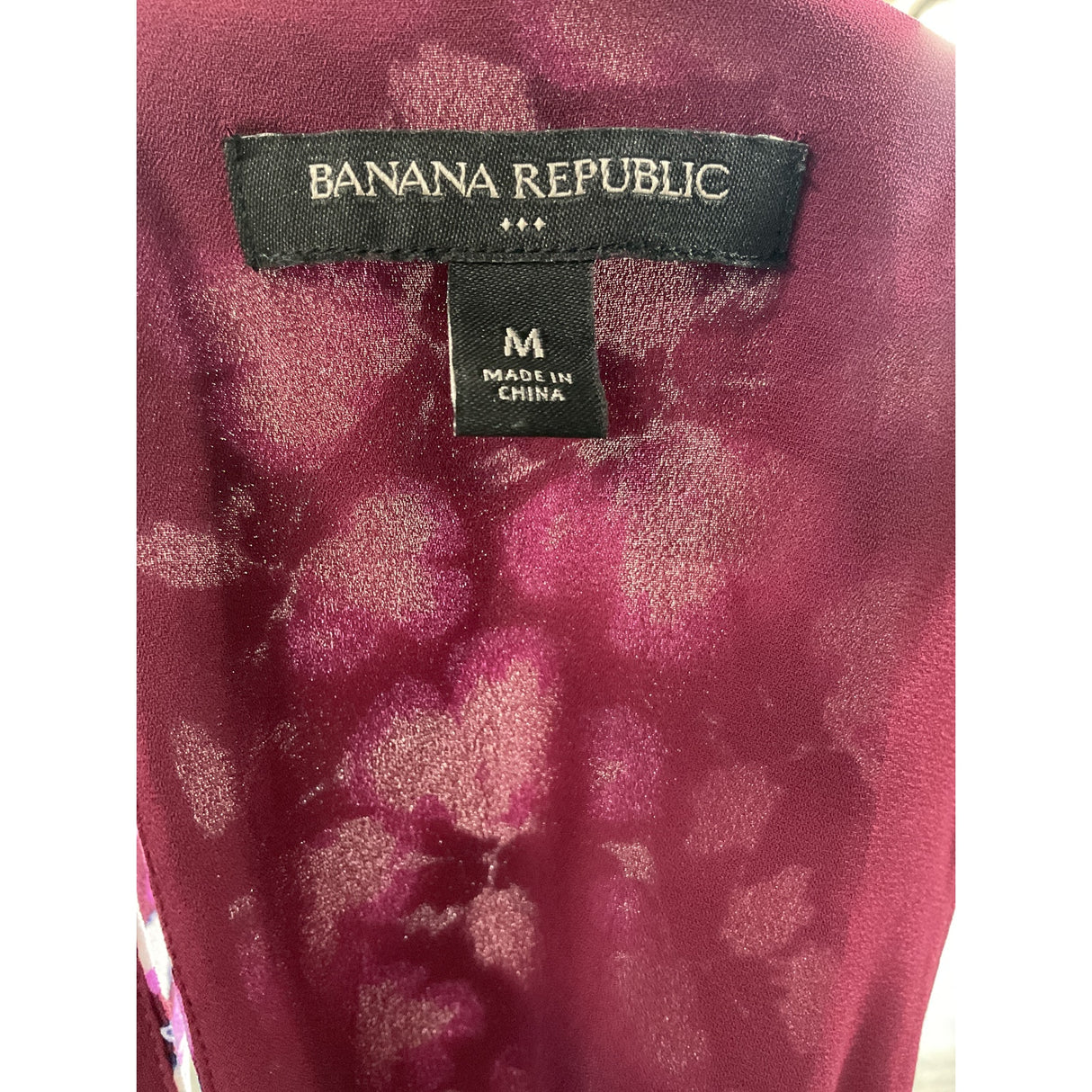 Banana Republic Purple Graphic Blouse - Women's M