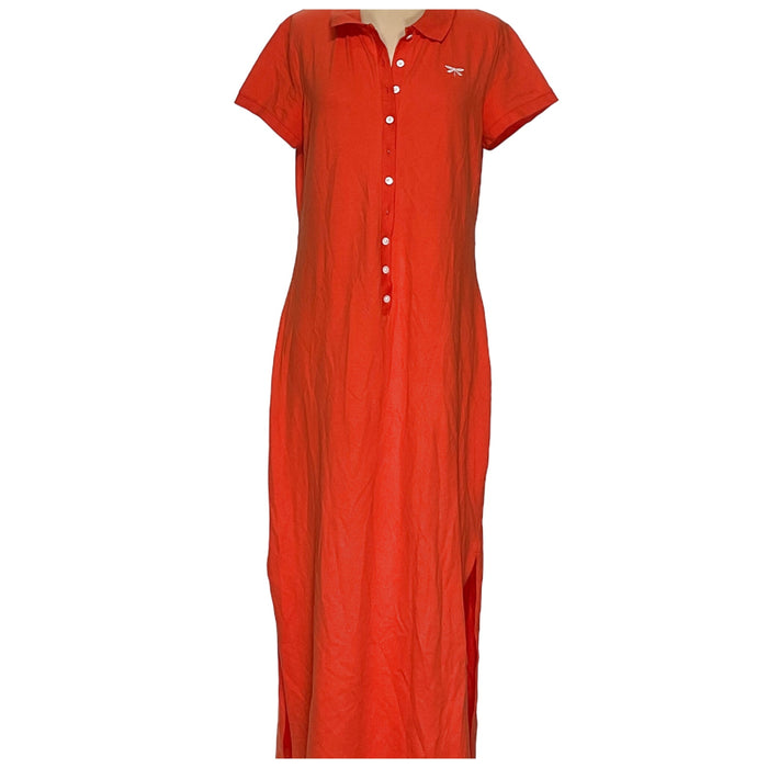 Talbots Orange Shirt Dress - Size M