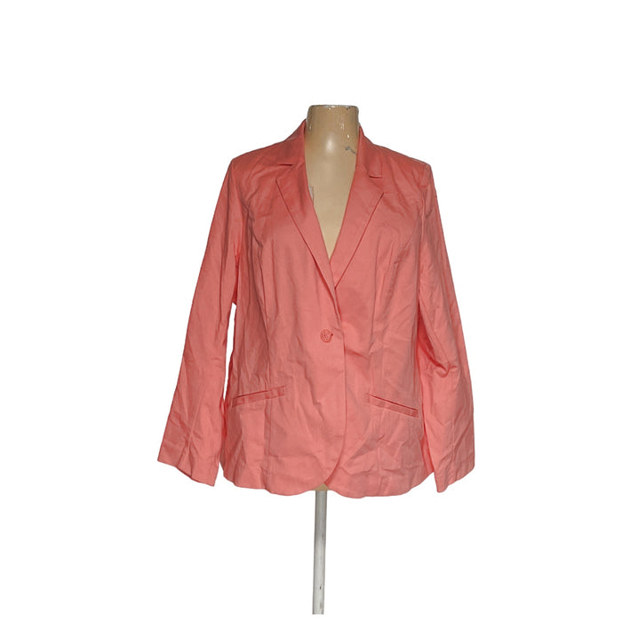 Lane Bryant Orange Blazer, Plus Size 28