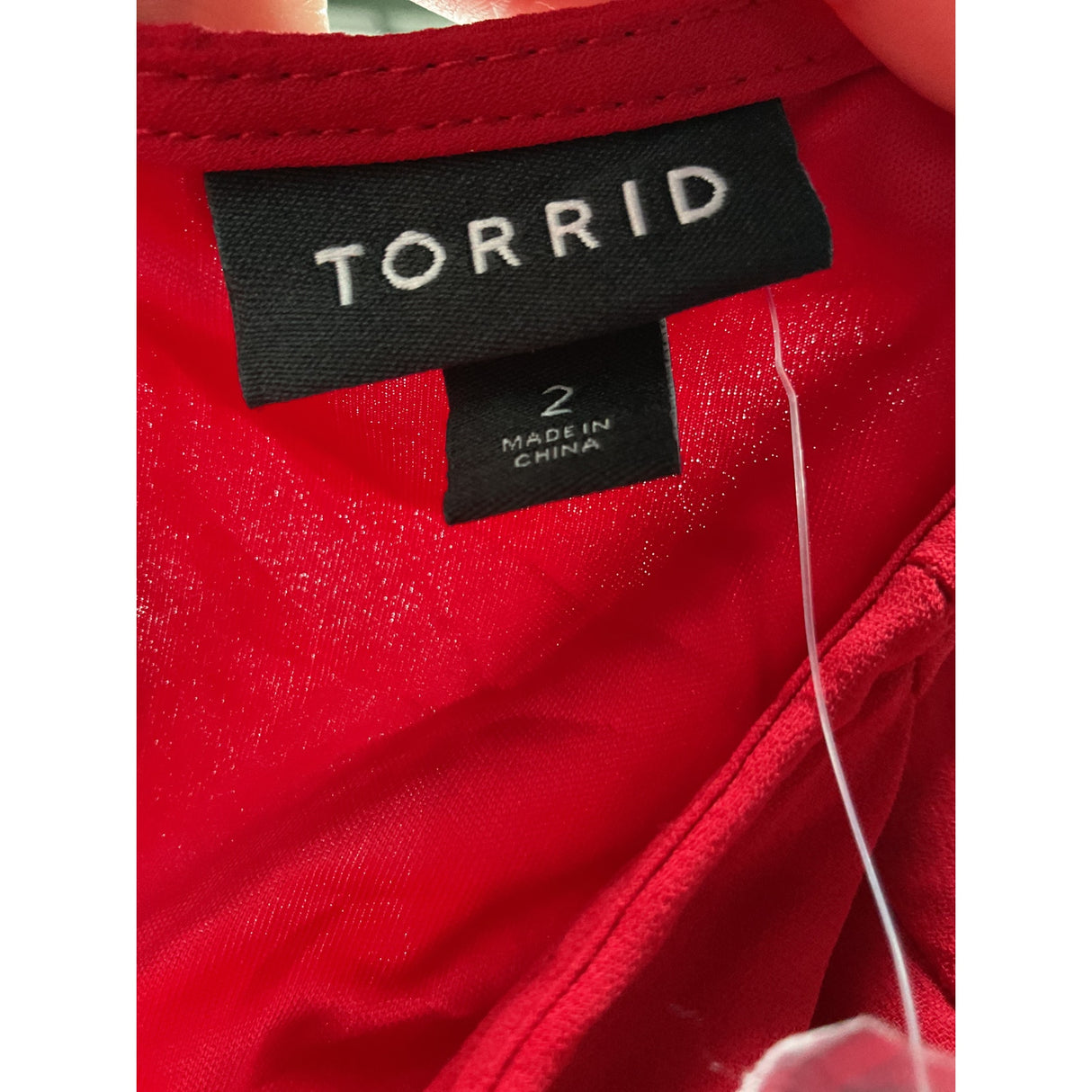 Torrid Red Polyester Blouse - Women's Size 2