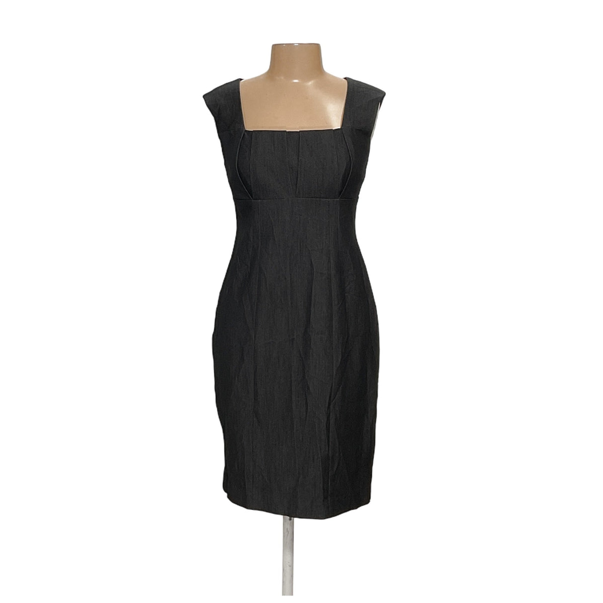 Calvin Klein Black Sheath Midi Dress