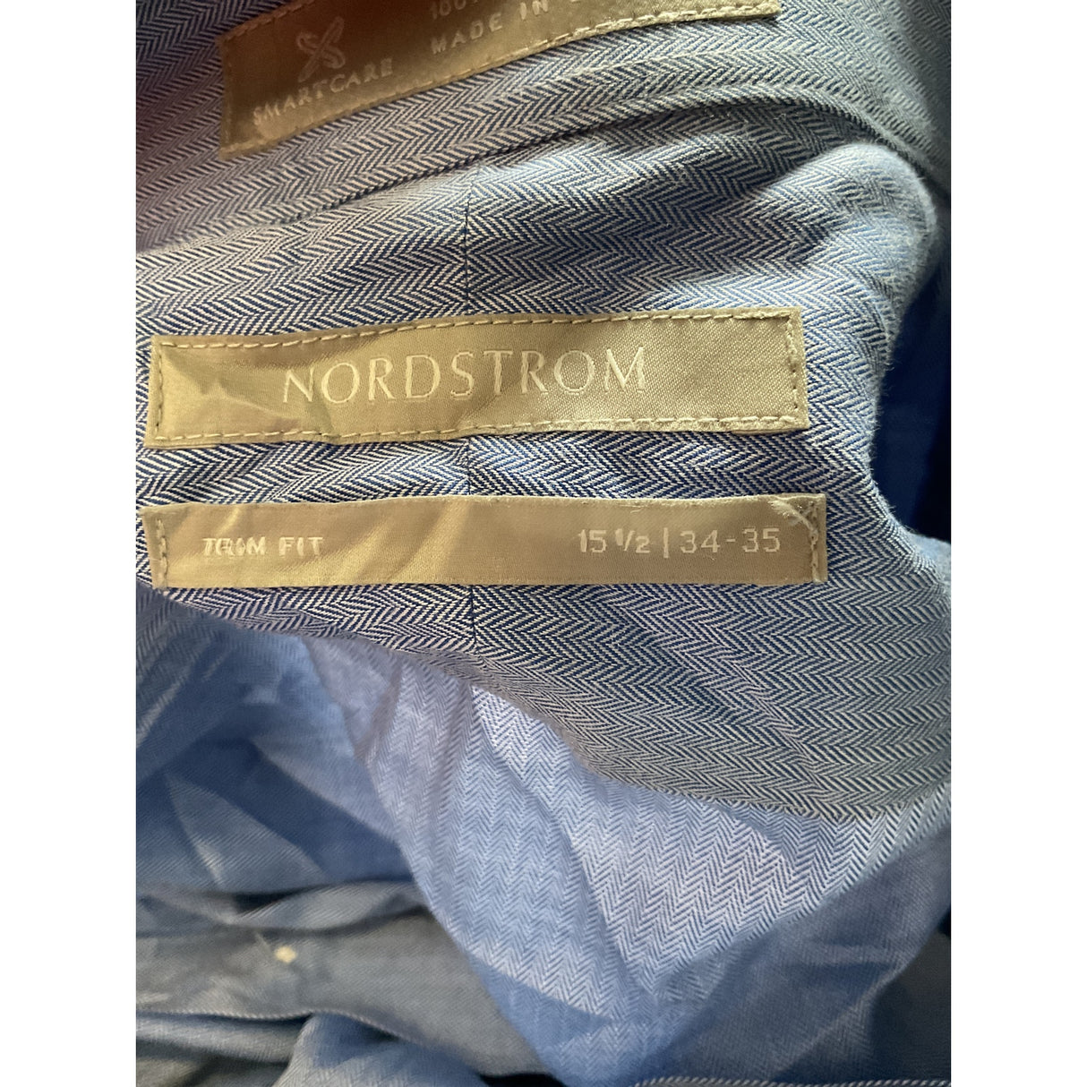 Nordstrom Blue Dress Shirt - Men's Size 15.5