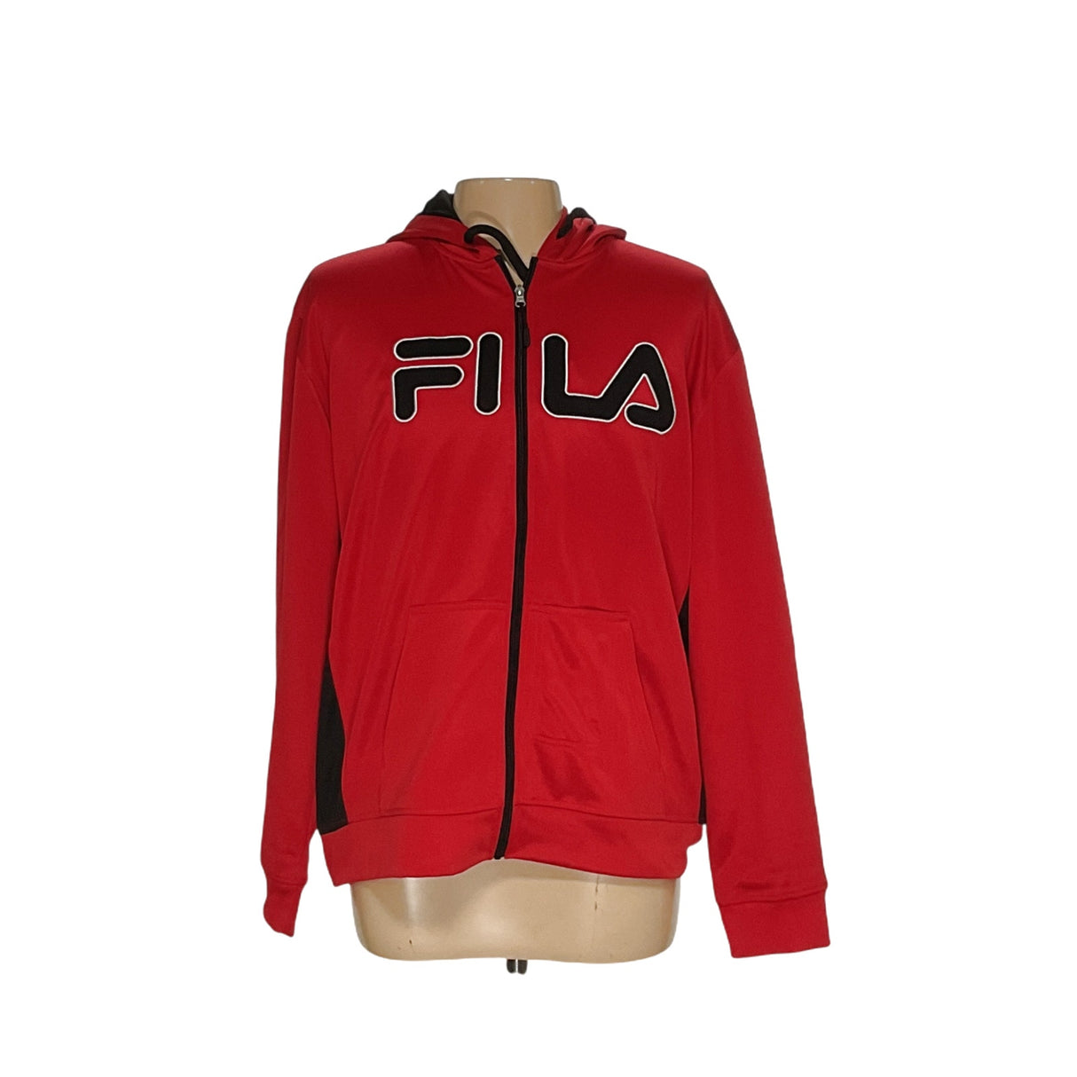 Fila Men's Red XL Full Zip Sweater