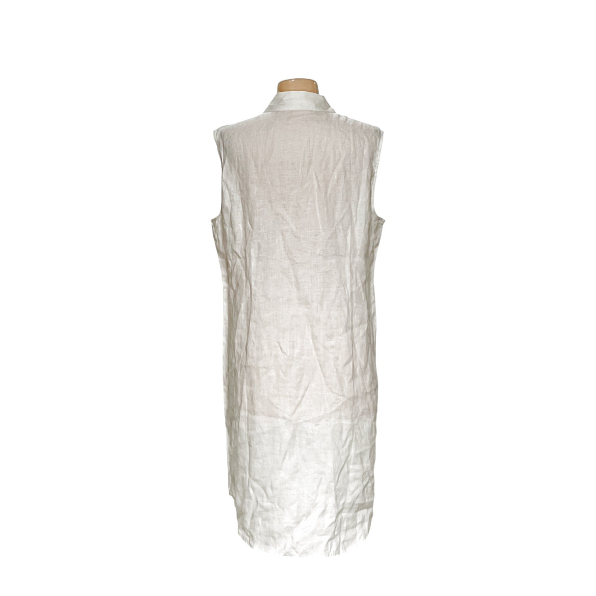 Orvis White Linen Shirt Dress - Women's M