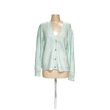 LOFT Green Acrylic Cardigan Sweater - Women's M