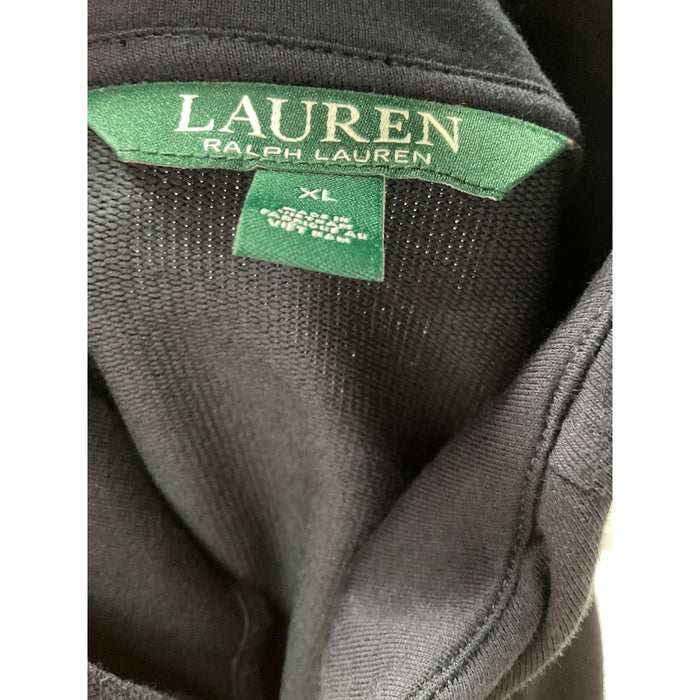 Lauren Ralph Lauren Blue Full Zip Sweater XL