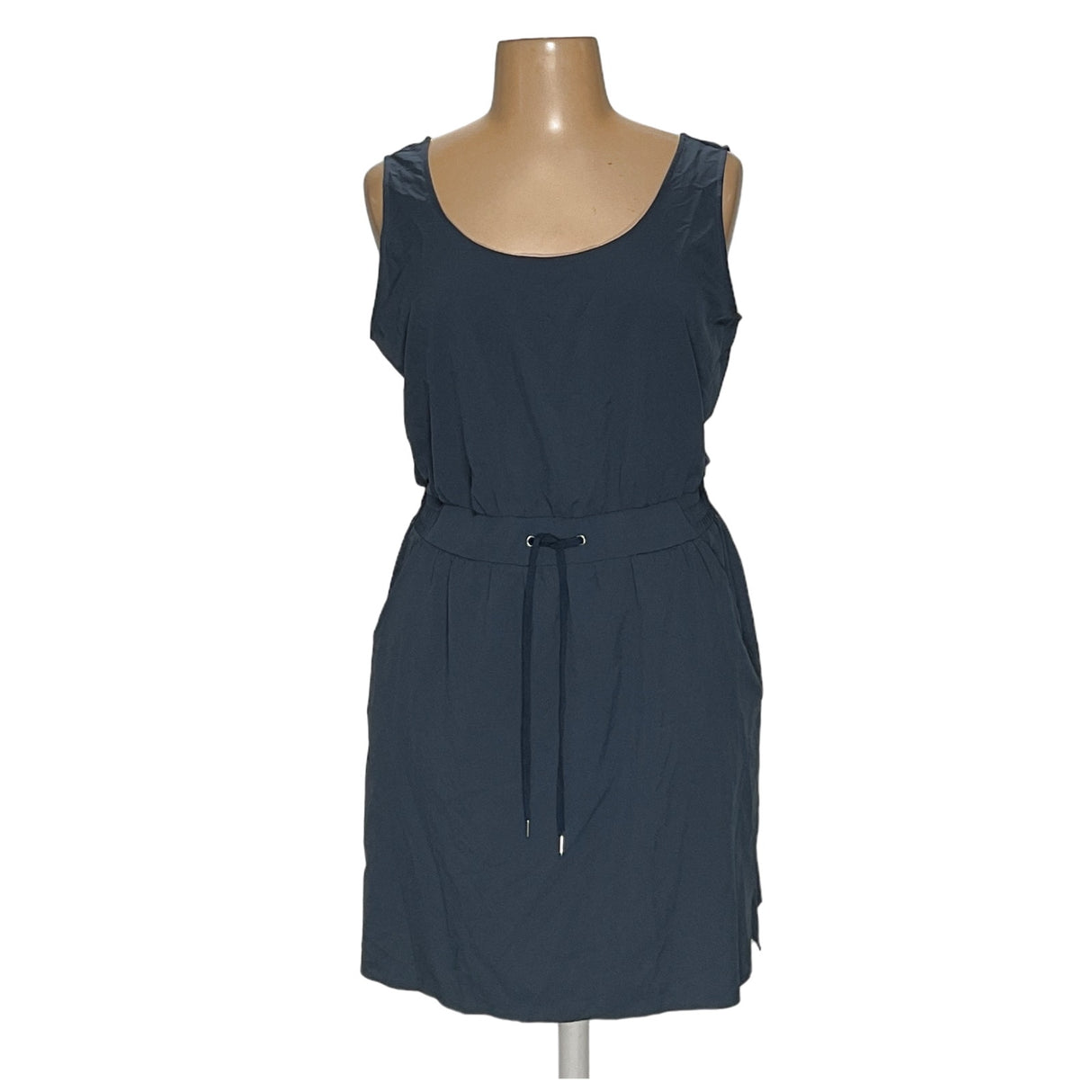 CALIA Blue Blouson Midi Dress - XL