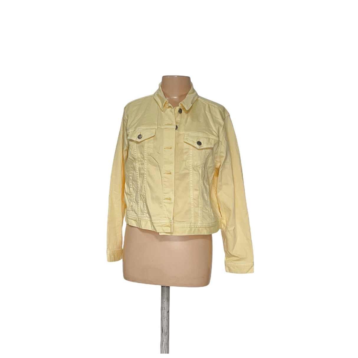 Lands' End Women's Yellow Jacket - Size XL