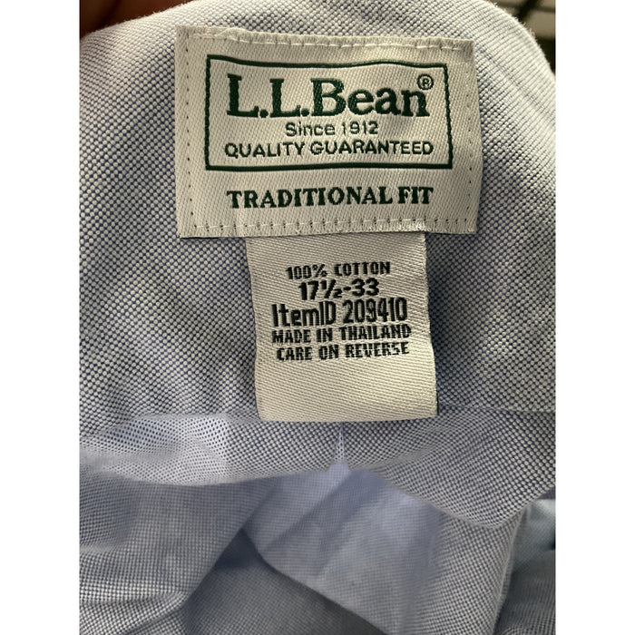 L.L. BEAN Blue Men's Dress Shirt