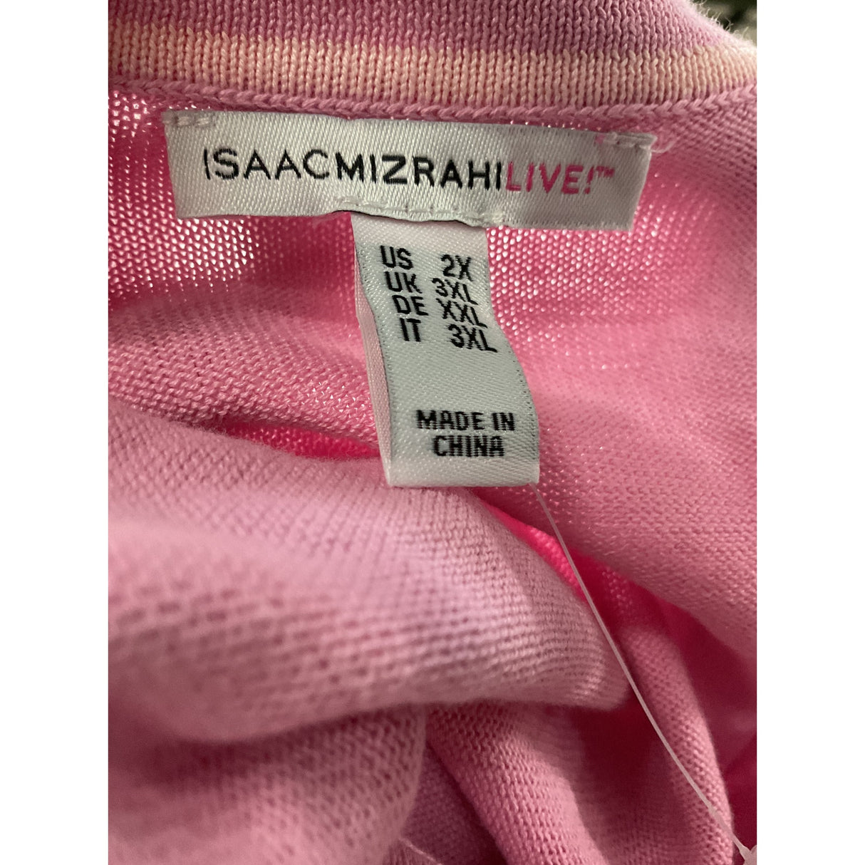 Isaac Mizrahi Pink Cardigan - Women's 2X