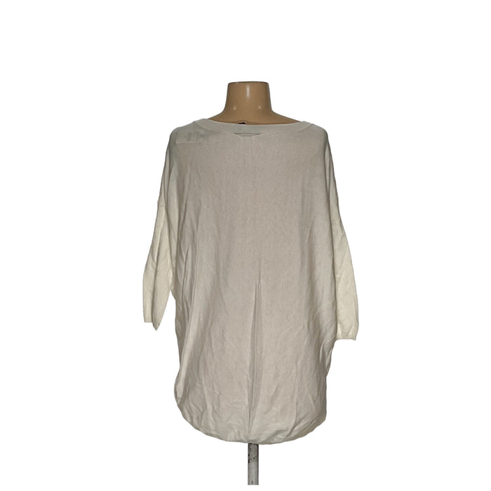 Express Cream Cotton Blouse - Women's Size S