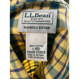 L.L. Bean Men's Yellow Plaid Shirt