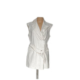 ZARA White Trench Coat L