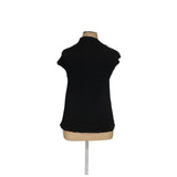 Zara Black Viscose Blouse - Women's L