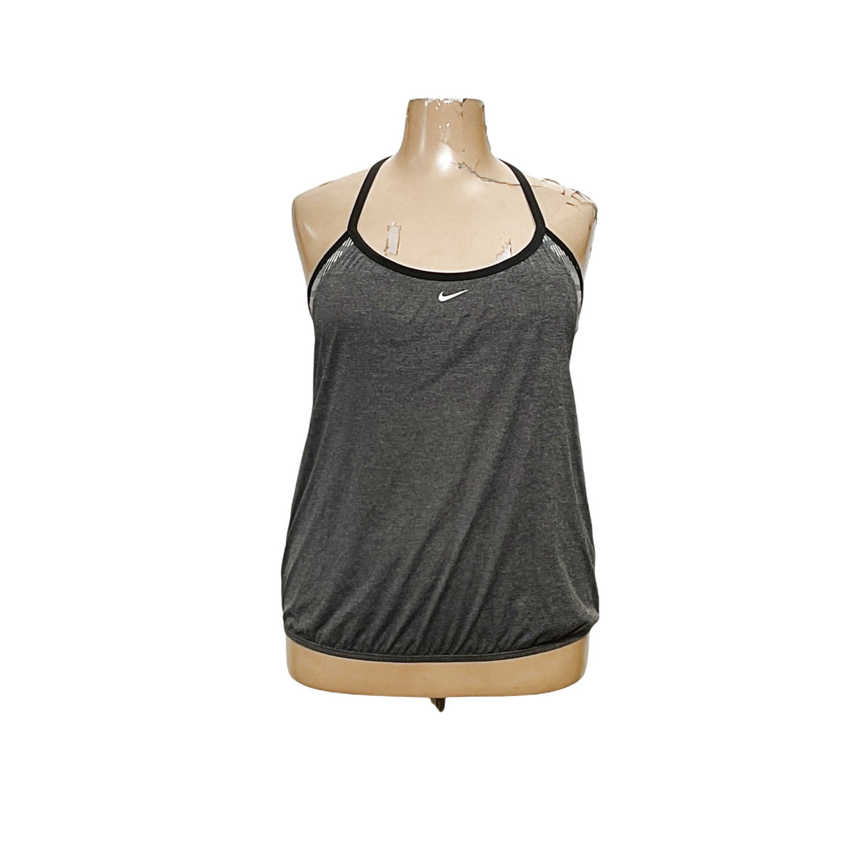 Nike Plus Size Gray Tank - Casual Activewear Top