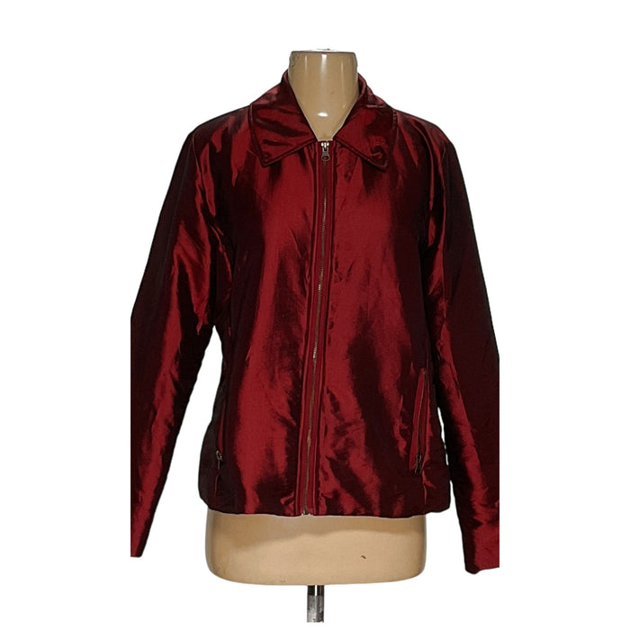 Chico's Red Basic Jacket - Size 1