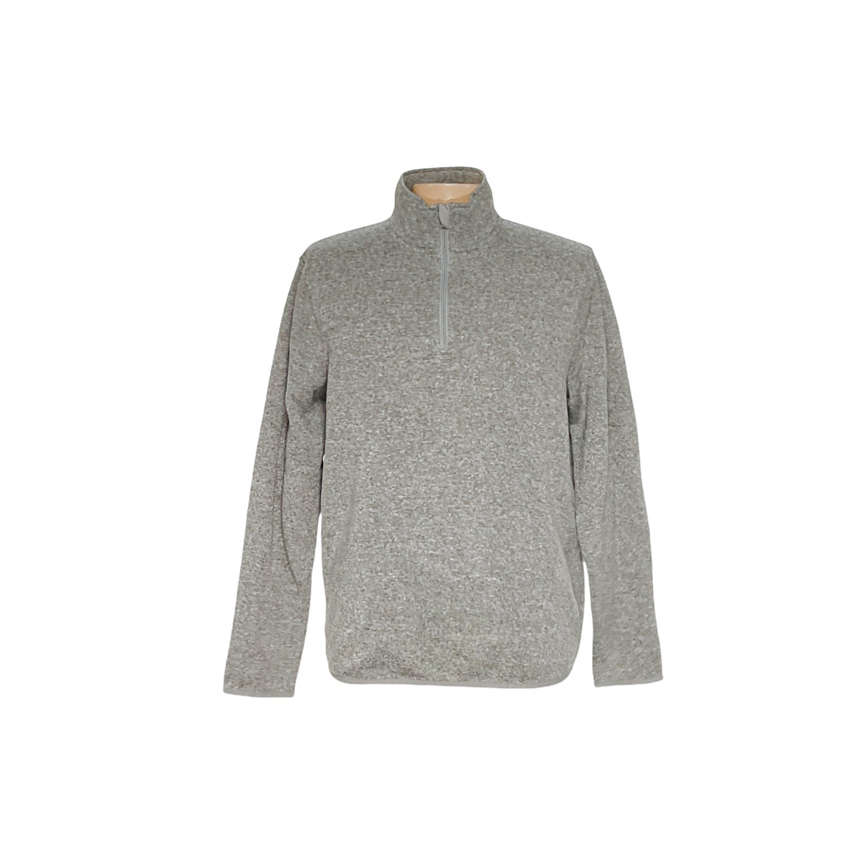 J. Crew Gray Polyester Henley Sweater