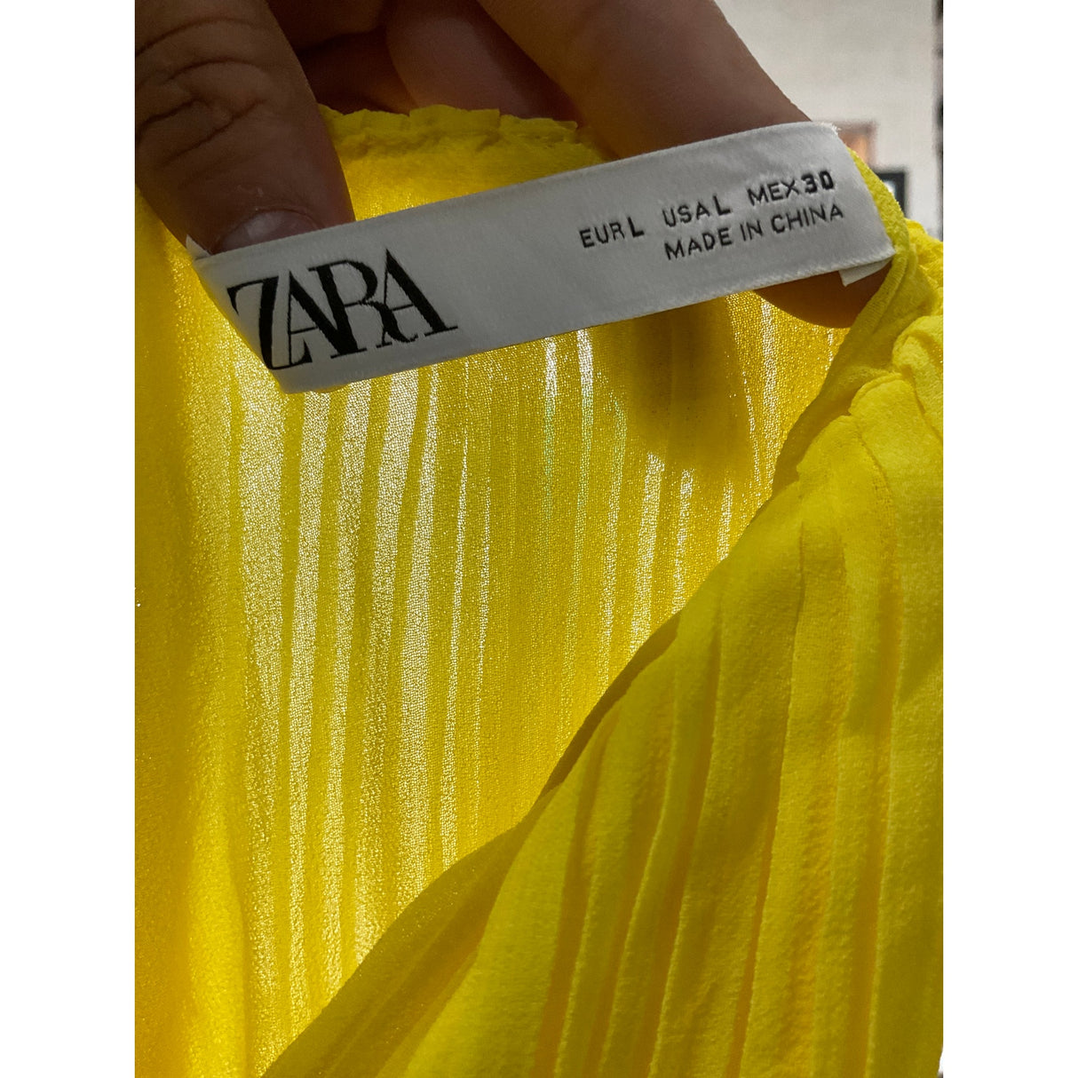 ZARA Yellow Jumpsuit - Women's Large